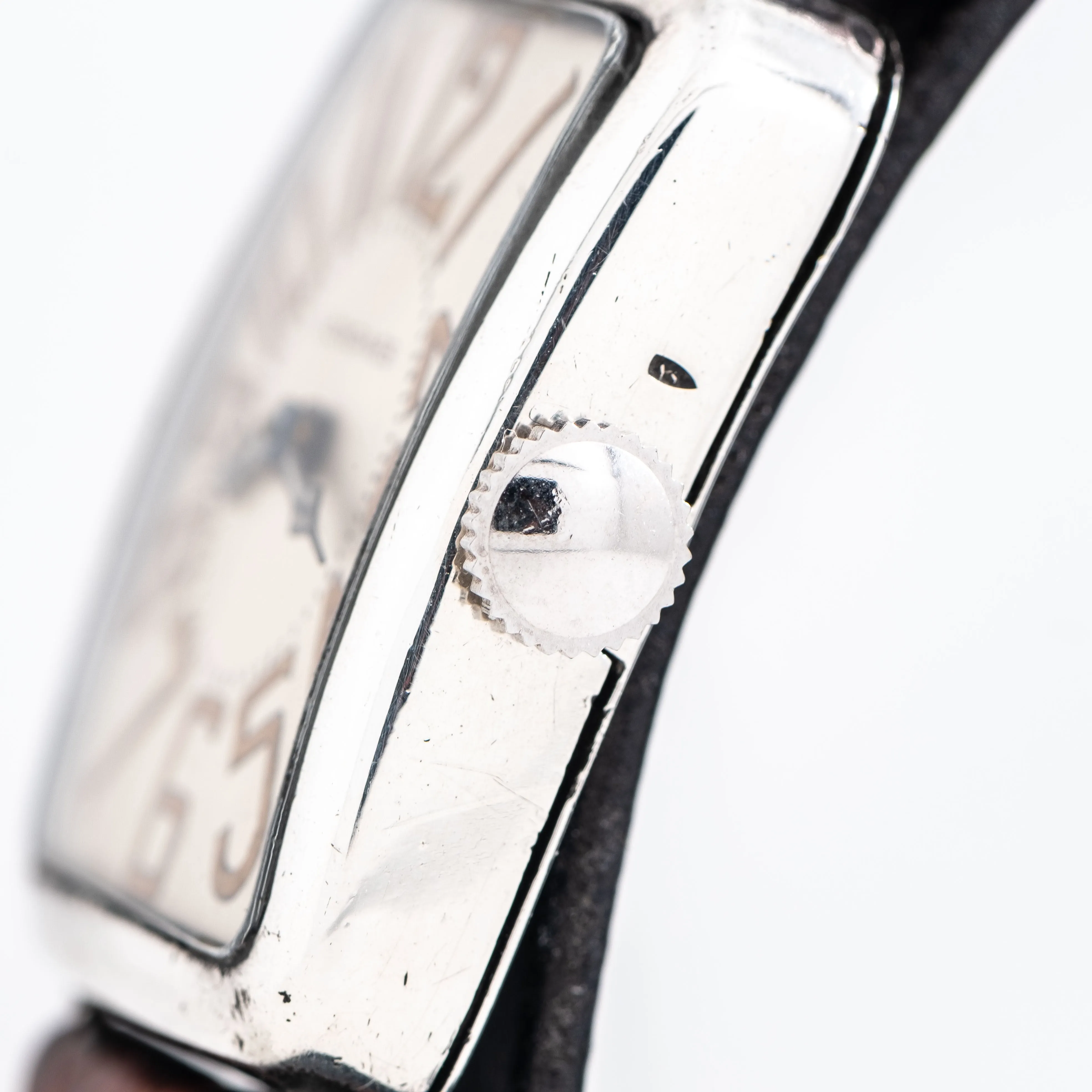 1922 Vintage Longines Silver Rectangular-shaped Watch (# 14916)