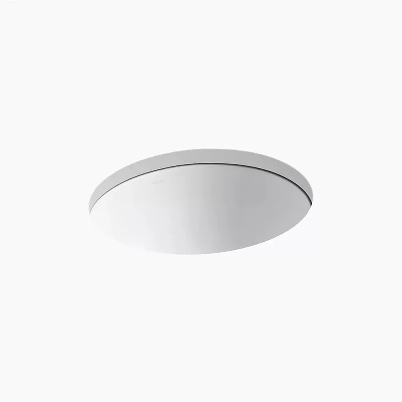 Caxton Oval 16.13" x 19.25" x 8.25" Vitreous China Undermount Bathroom Sink in White