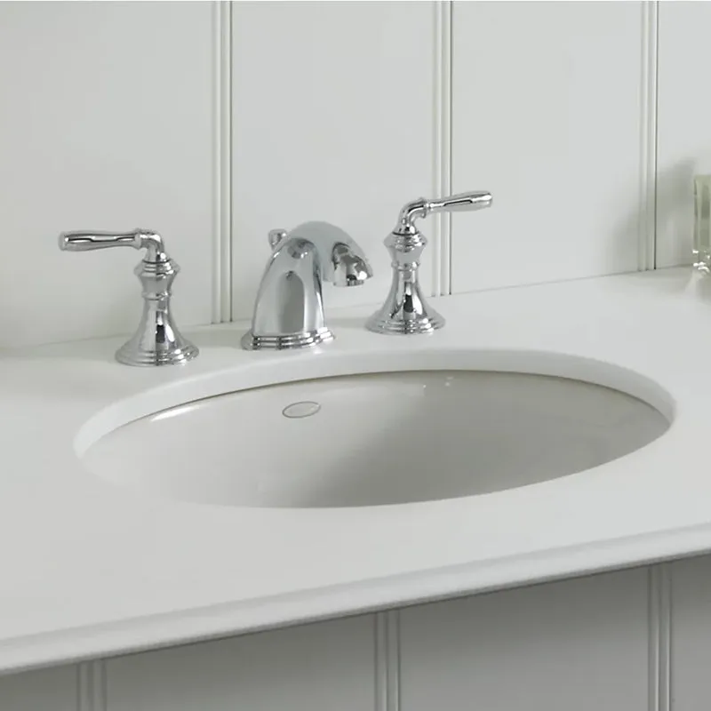 Caxton Oval 16.13" x 19.25" x 8.25" Vitreous China Undermount Bathroom Sink in White