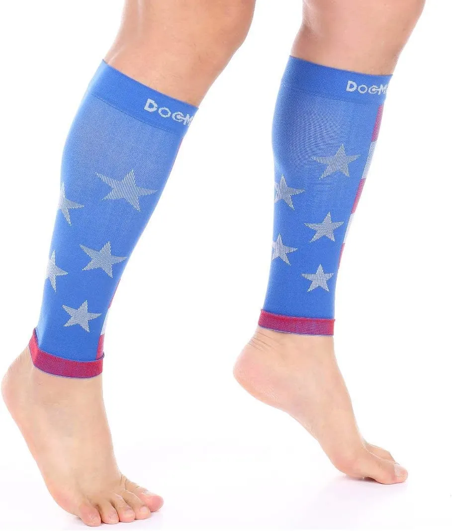 Doc Miller Compression Calf Sleeve for Men & Women, Premium Medical Grade, 20-30mmHg Graduated, Shin Splints, 1 Pair