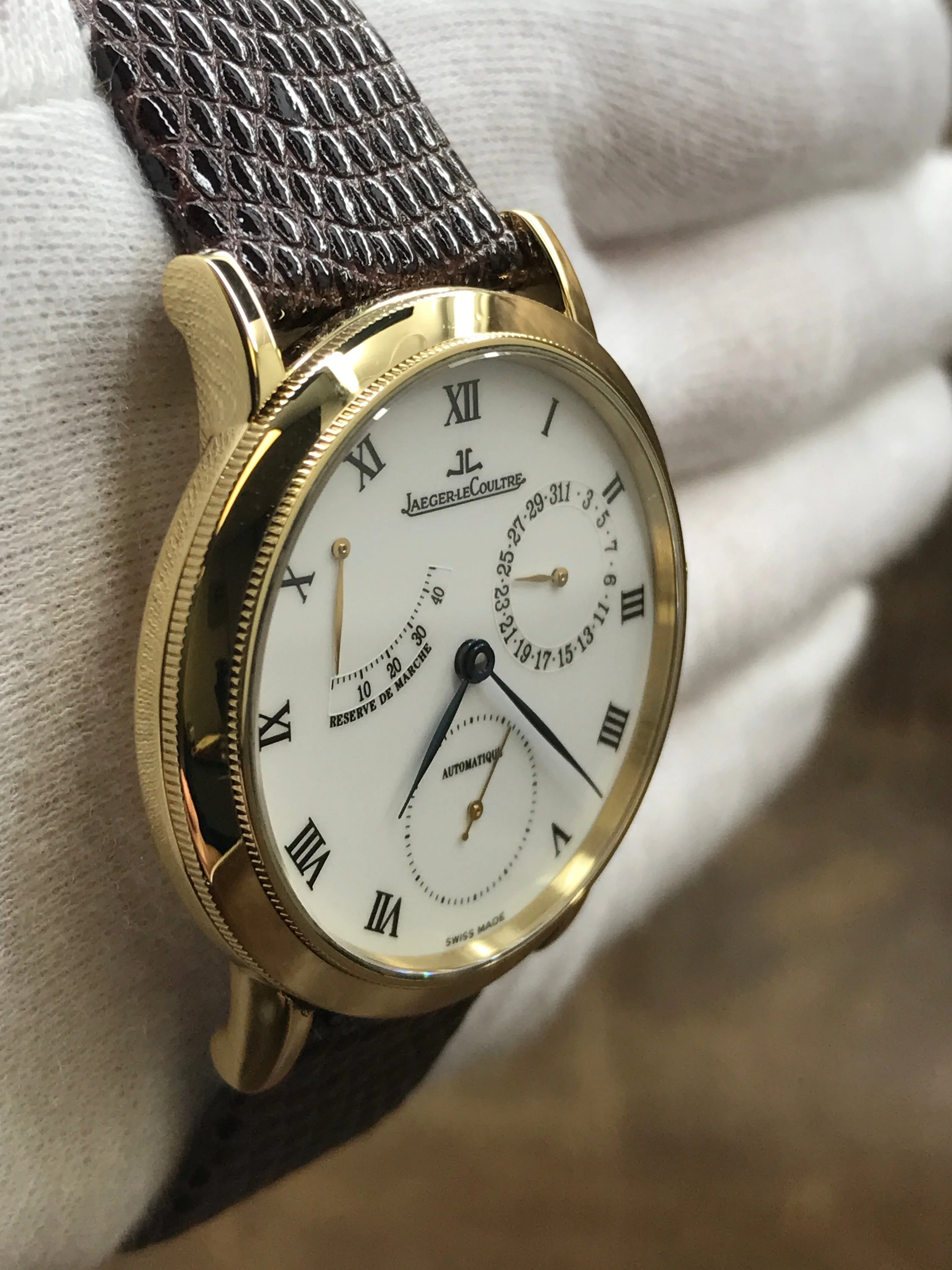Jaeger-Lecoultre Gentilhomme 155.1.93 White Dial Automatic Men's Watch
