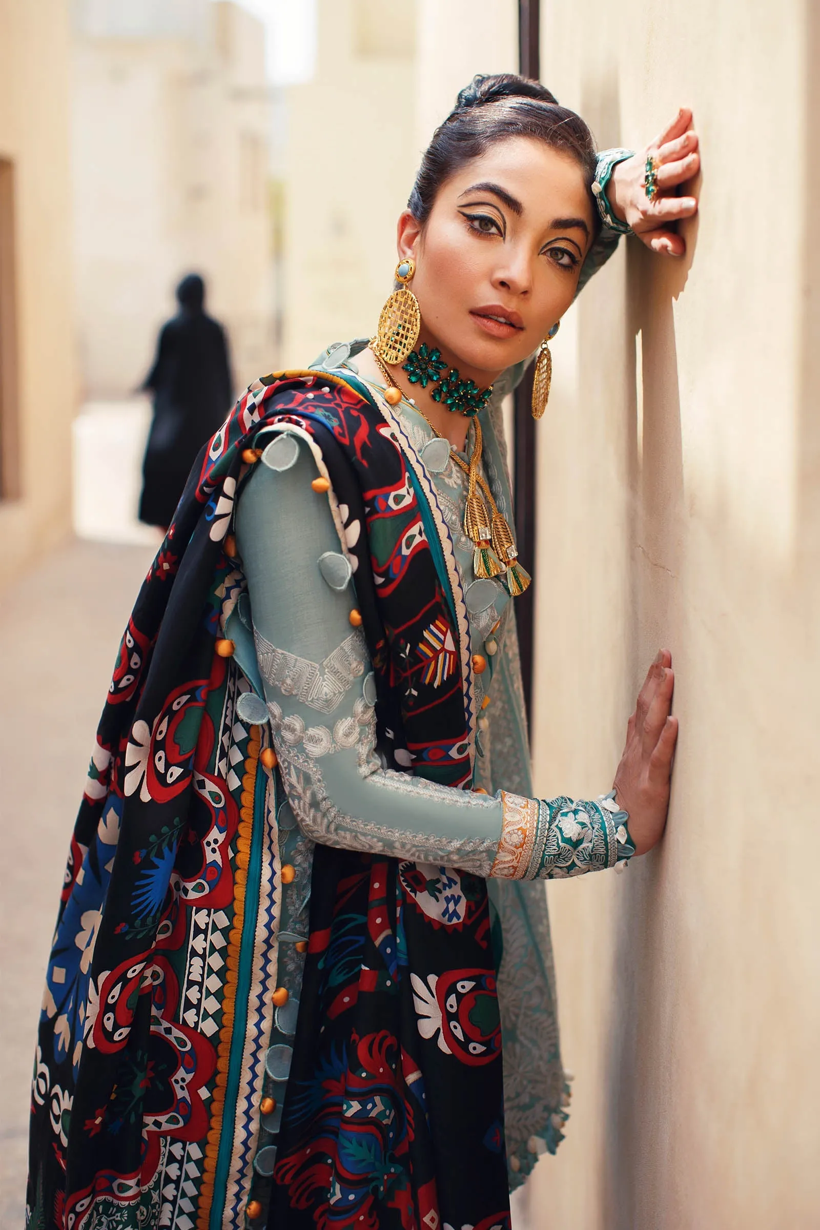 Élan Luxury Lawn Collection – EL22-03 A (QISTINA)