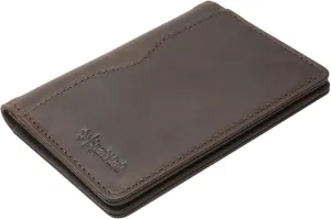 Minimalist RFID Wallet for Men and Women | Slim Bifold Credit Card Holder Wallet | Men's Business Card Case | Genuine Leather Front Pocket wallet with Gift Box