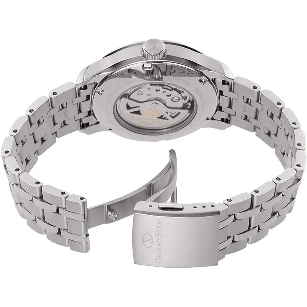 Orient Star Contemporary Layered Skeleton Men's Silver Watch RE-AV0B02Y00B