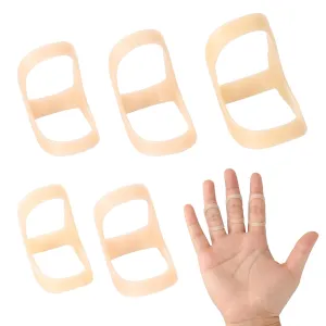 Oval Finger Splints, 5PCS Oval Trigger Finger Splint for Trigger/Mallet/Arthritis/Straightening, Trigger Finger Brace for Thumb Middle Pinky or Ring Finger -Size 9,10,11,12,13