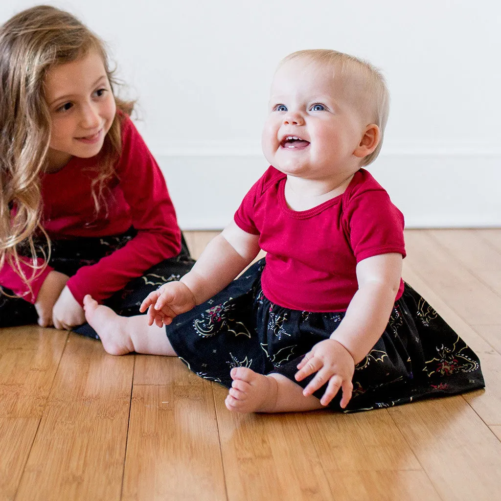 "Fire Flight" Dragons Infant Snapsuit Dress