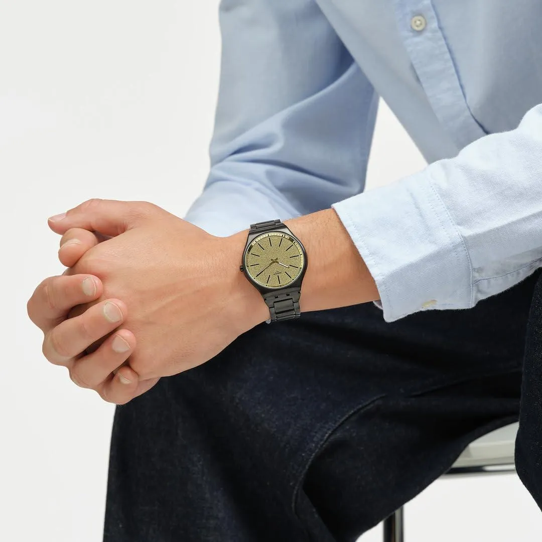 Swatch Dashing Slate Quartz Watch