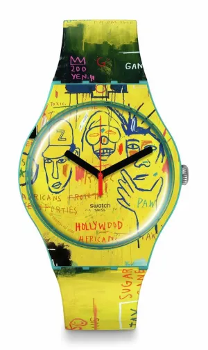 Swatch Hollywood Africans Unisex Watch JM Basquiat.