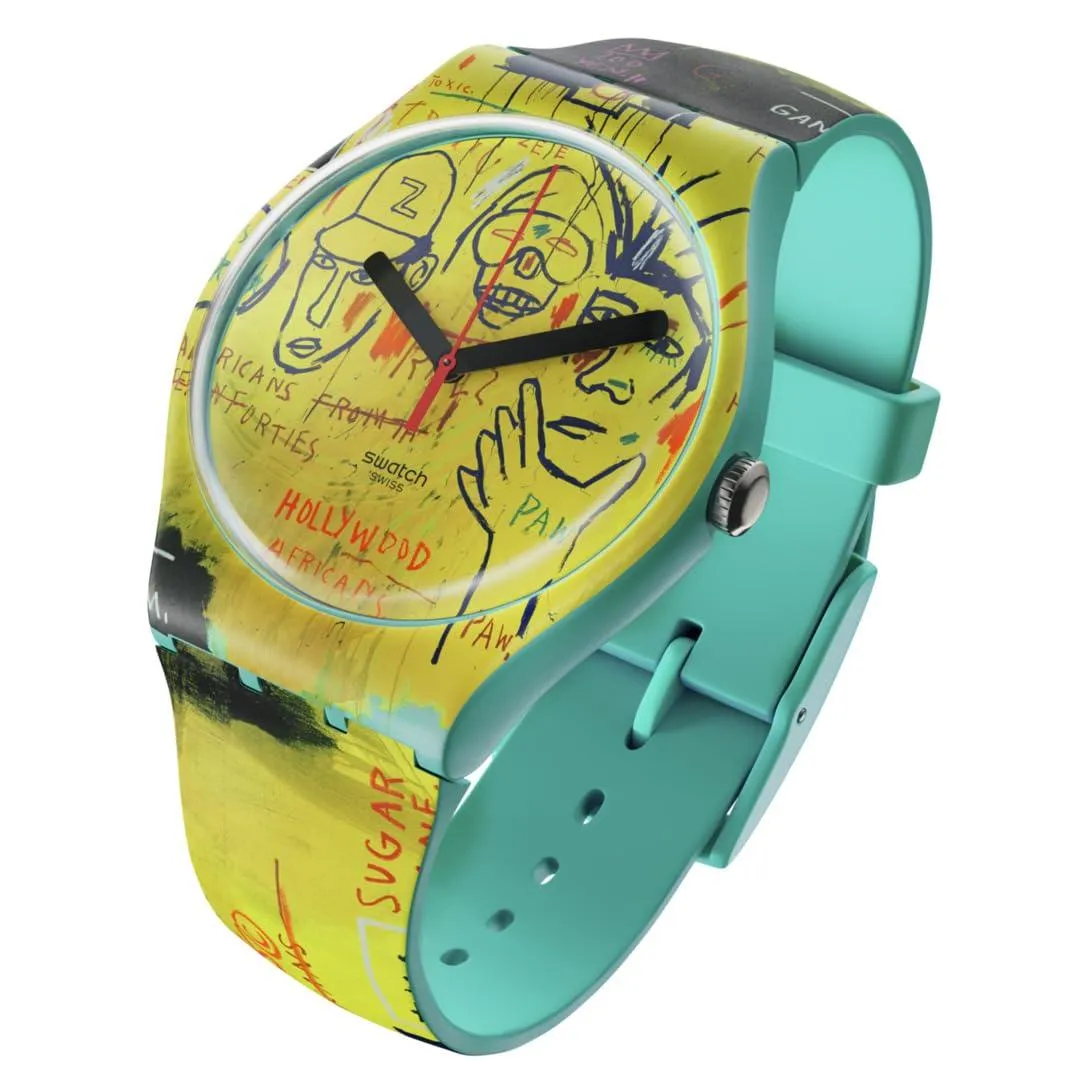 Swatch Hollywood Africans Unisex Watch JM Basquiat.