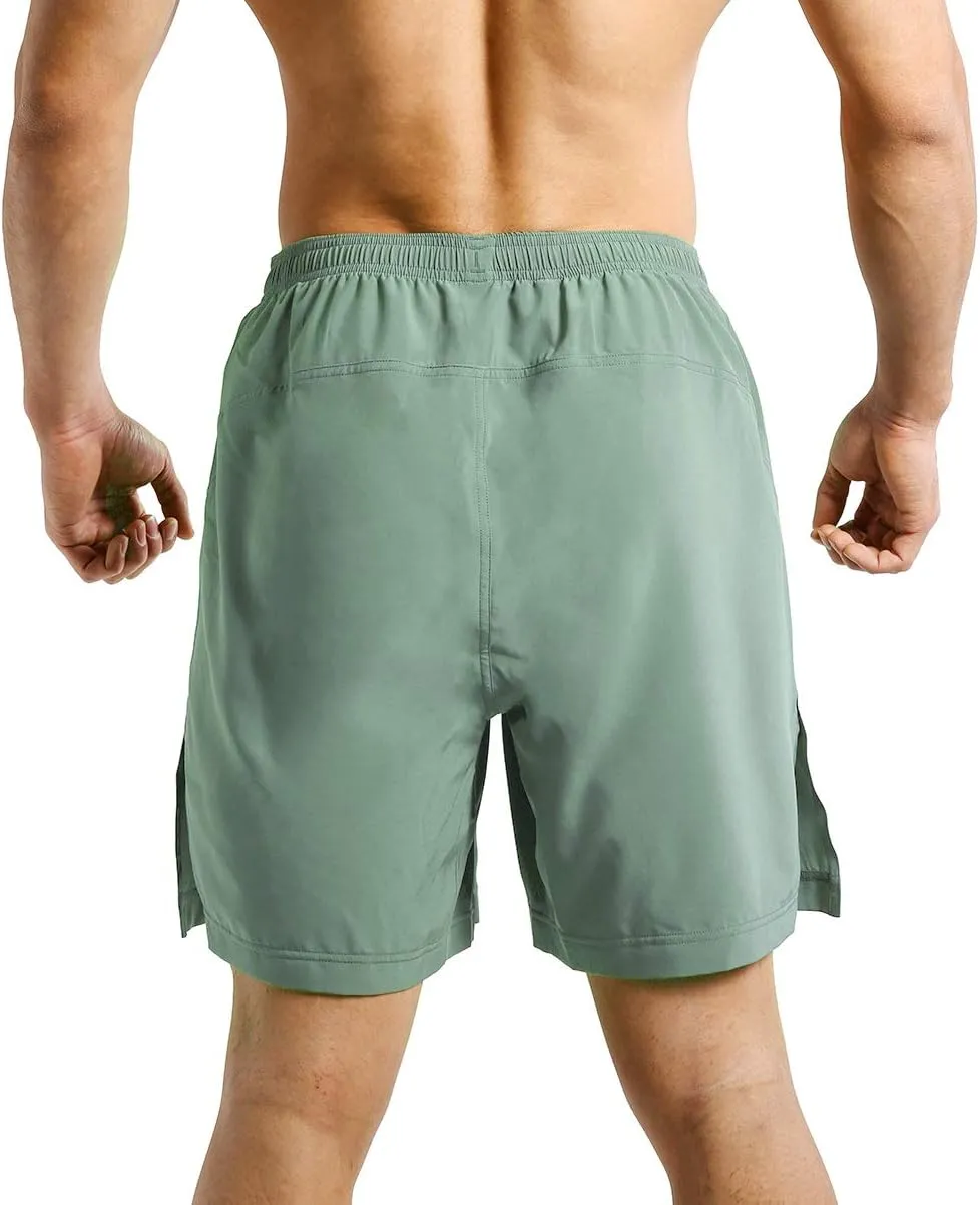 Tough Mode Mens Ultra Lightweight WOD Bodybuilding Workout Training Running Lifting Shorts Pocket