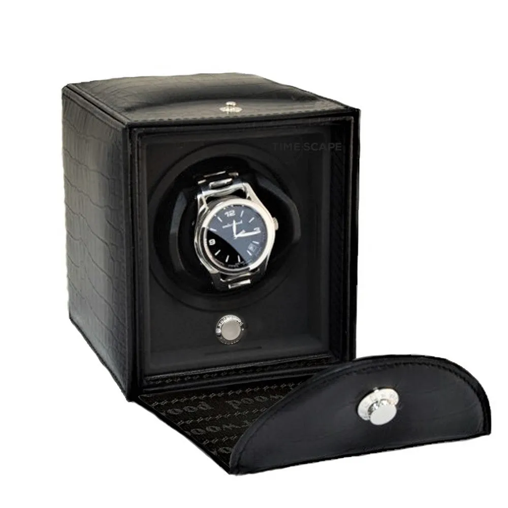 UNDERWOOD (LONDON) - Classic Croco Single Watch Winder | UN810/CBLK